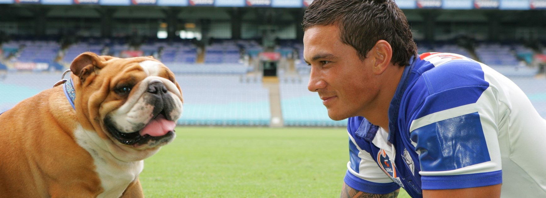 Sonny Bill Williams during his Bulldogs days,