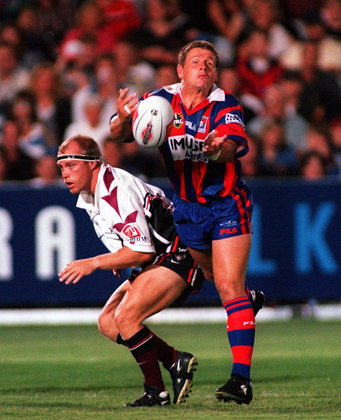 Bill Peden playing against Manly.
