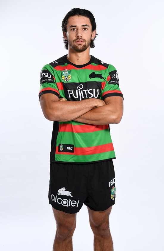 Jesse Arthars at the Rabbitohs in 2018.