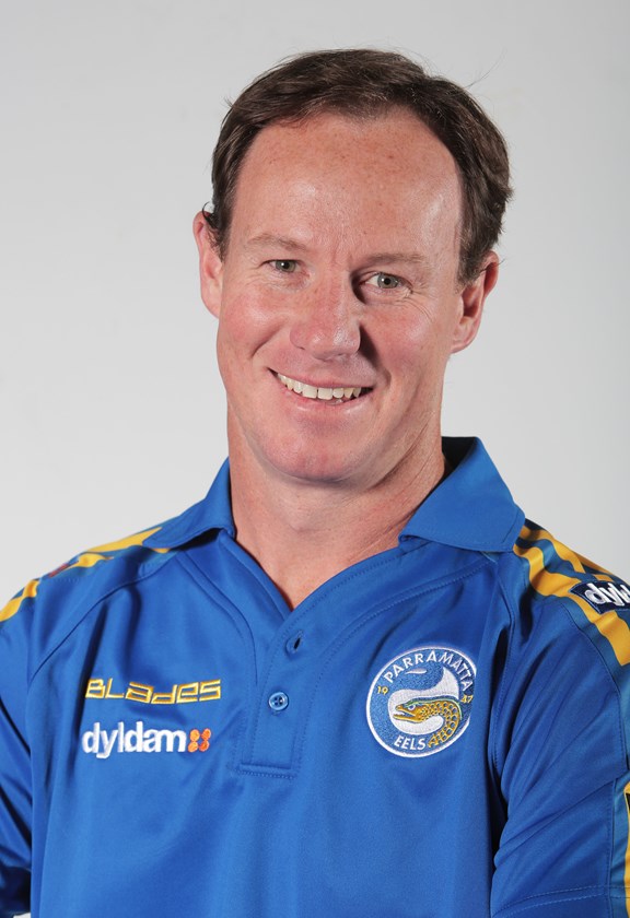 Justin Holbrook during his stint as a Parramatta in 2014.