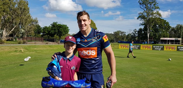 Schoolboy inspires Titans for Indigenous round