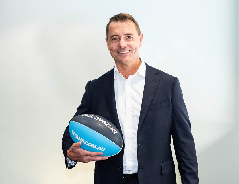Gold Coast Titans CEO Steve Mitchell.