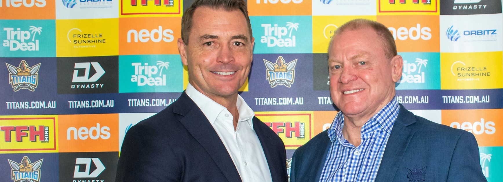 Gold Coast CEO Steve Mitchell and executive chair Dennis Watt.