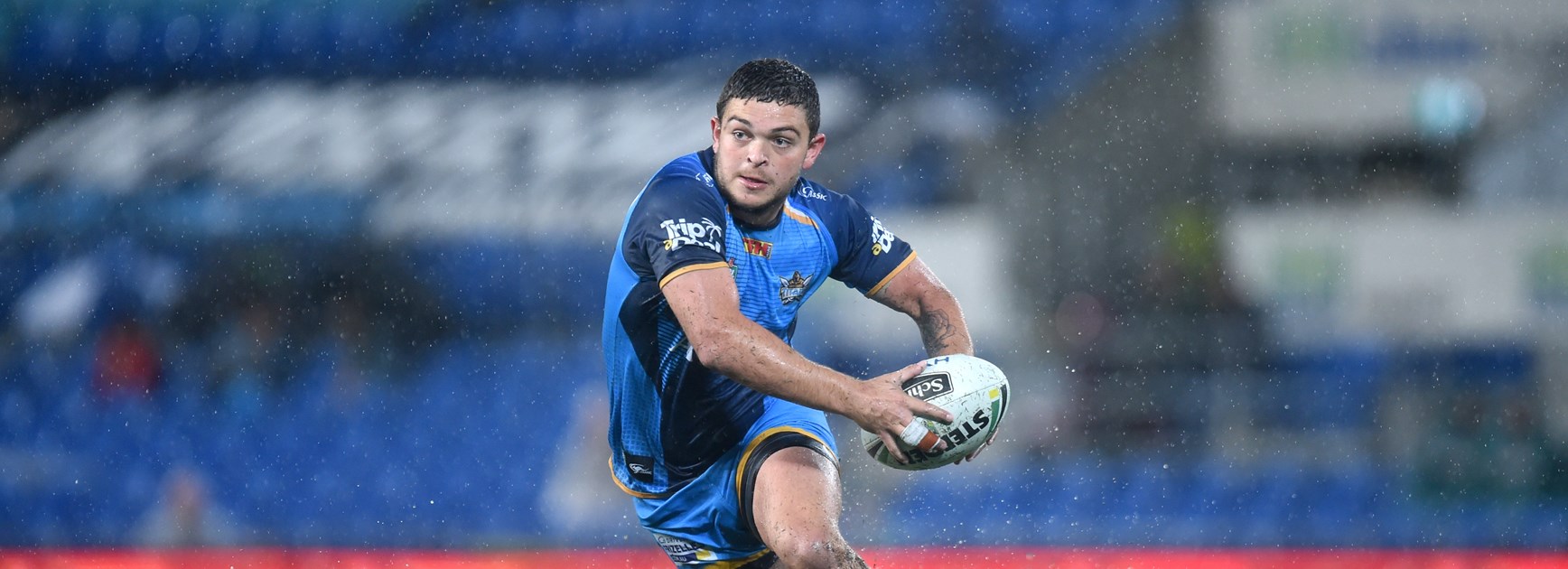 Halfback Ash Taylor for the Gold Coast. 
