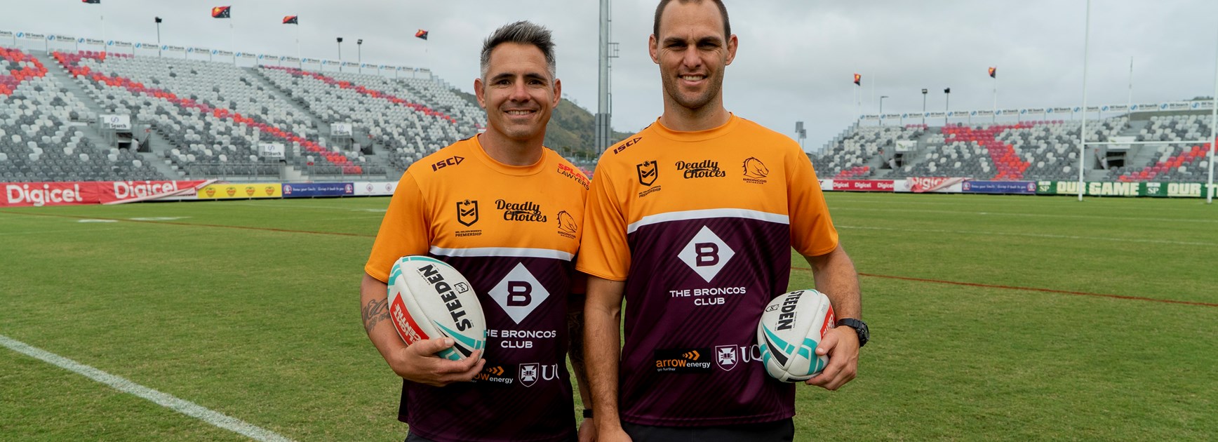 Corey Parker and Simon Mannering have joined the Broncos NRLW coaching staff.