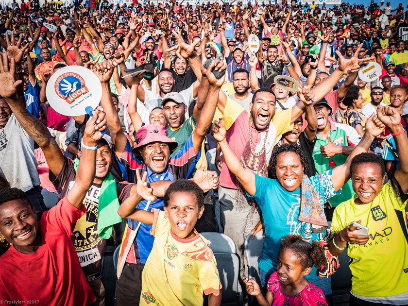 Papua New Guinea fans.