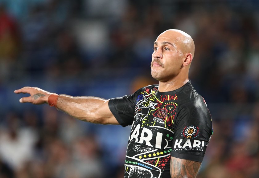 Blake Ferguson at the NRL All Stars game.
