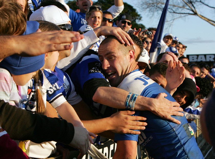 'The General' Luke Patten was a favourite of the Bulldogs faithful.