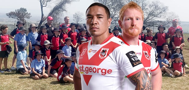 Dragons to replace goal posts burned in school fire