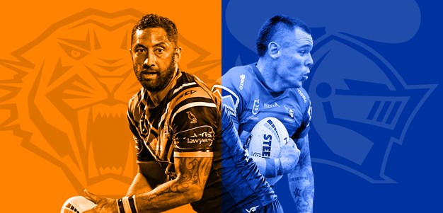 Wests Tigers v Knights: Chee-Kam in for Momirovski; Newcastle 1-17