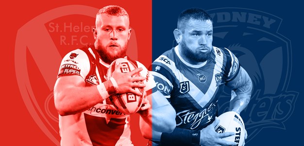 Roosters v St Helens: Cordner out, Crichton to centres