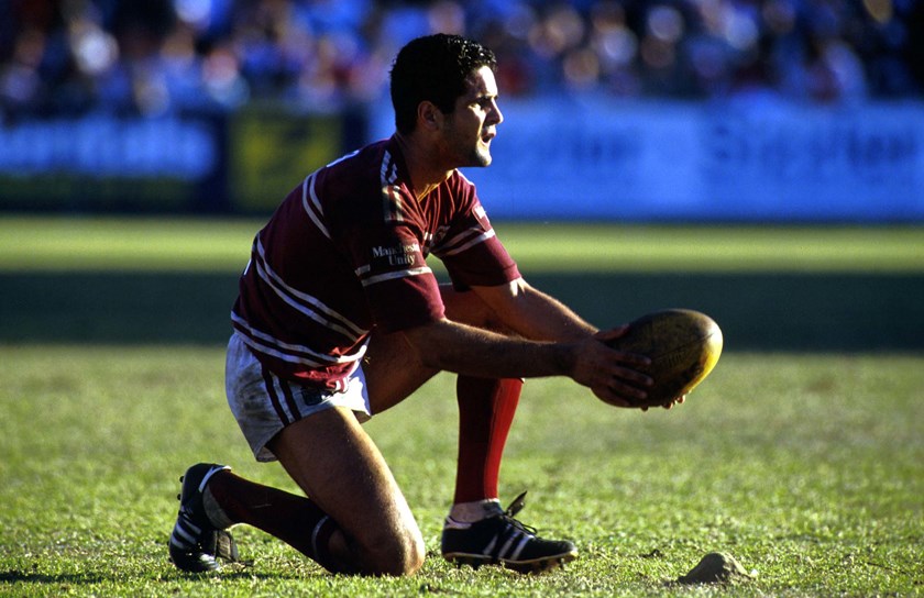 Manly fullback Matthew Ridge was one of the best goal kickers of the 1990s.