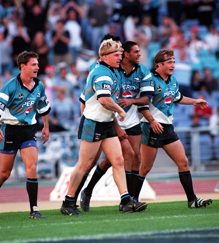 Cronulla's 1999 side won the minor premiership but came up short in the playoffs.