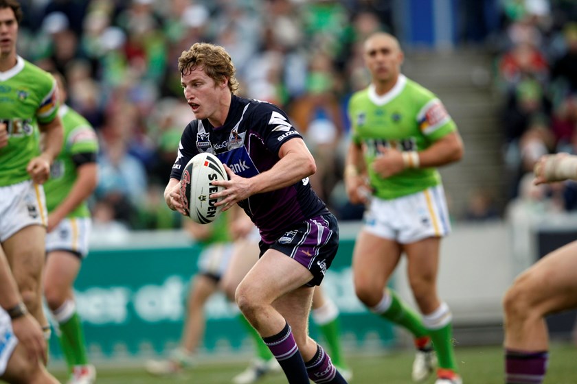 Brett Finch after his switch to the Storm in 2009.