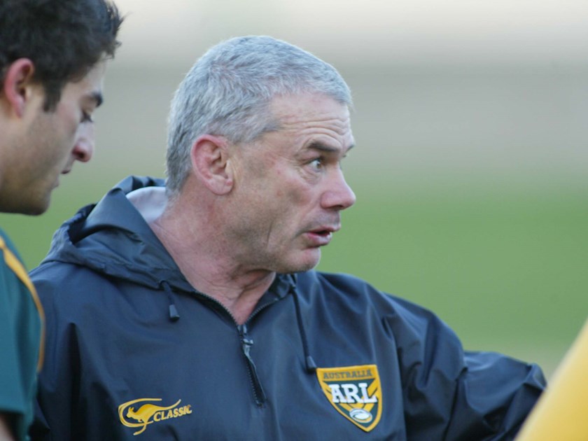 Anderson while coach of Australia.
