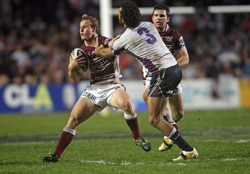 Rookie half Daly Cherry-Evans plays some footy during the Battle of Brookvale.