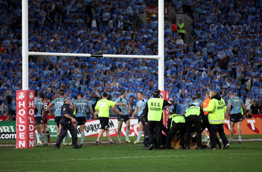 Chaos reigns during Origin III in 2013.