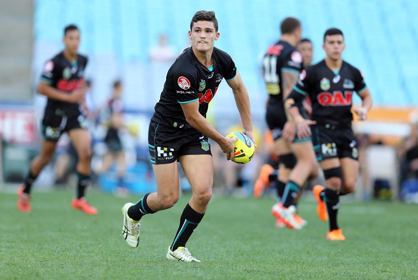 Panthers halfback Nathan Cleary in his u20 playing days.