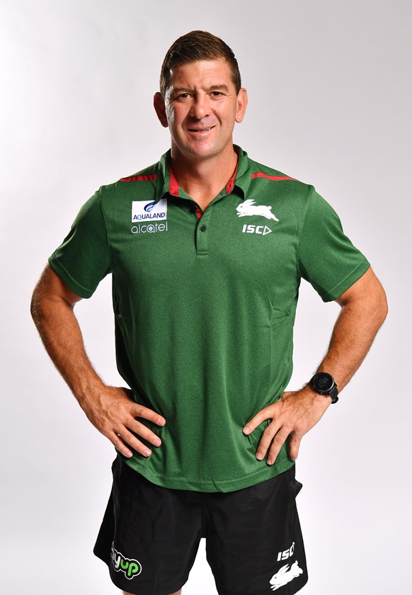 South Sydney assistant coach Jason Demetriou.