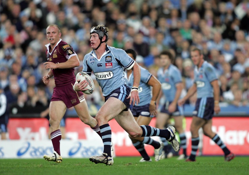 Steve Menzies in action for NSW.