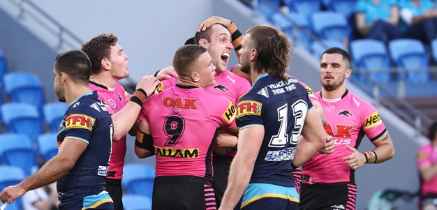 Panthers tickled pink after toppling tenacious Titans