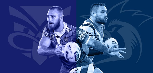 Warriors v Roosters: Pompey, Tevaga in; Cordner out