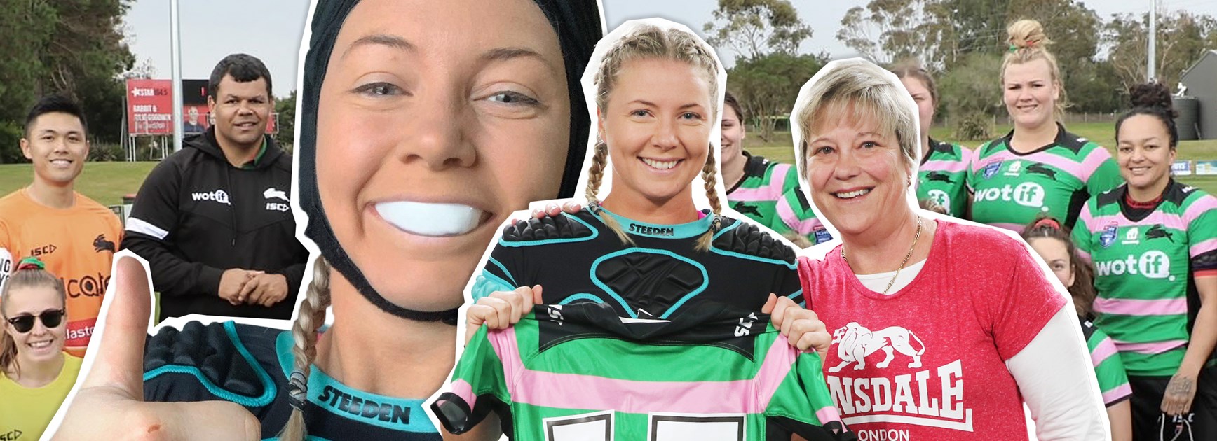 You can't be what you can't see: Katie reports for Rabbitohs duty