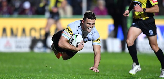 Coach clearly enjoying what his Panthers are producing