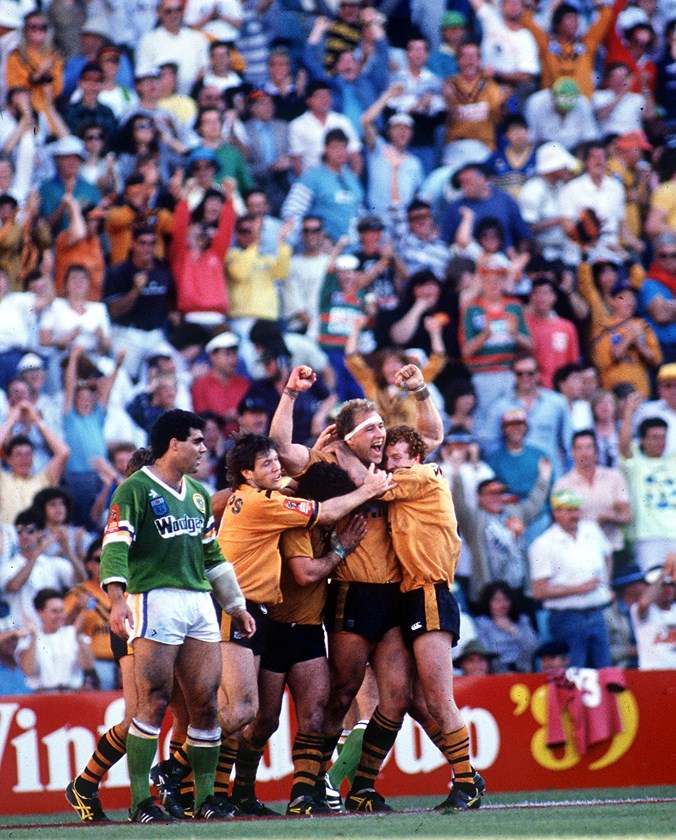Paul Sironen scored one of the great grand final tries in 1989 against Canberra.