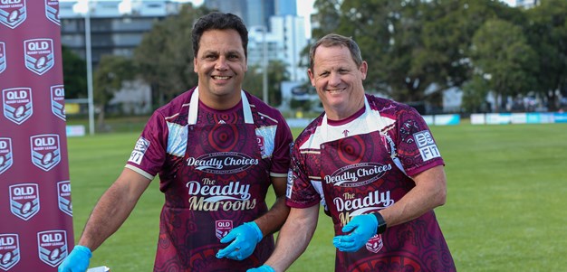 Deadly Maroons boost health with 'Good Quick Tukka' program