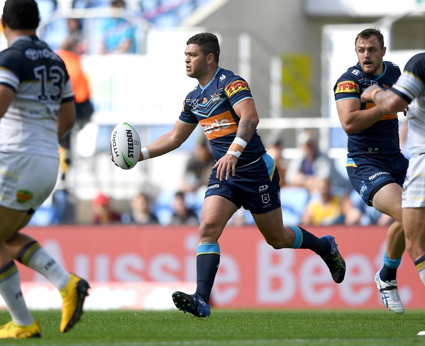 Titans five-eighth Ashley Taylor.