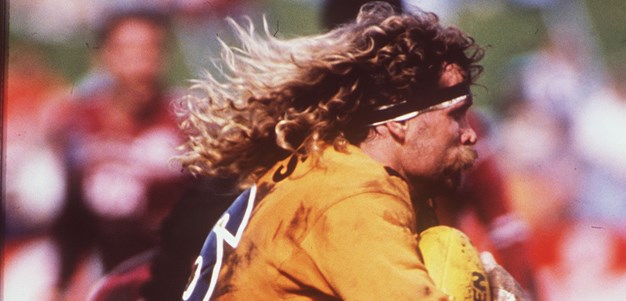 Kevin Hardwick's old school mullet voted best of all time