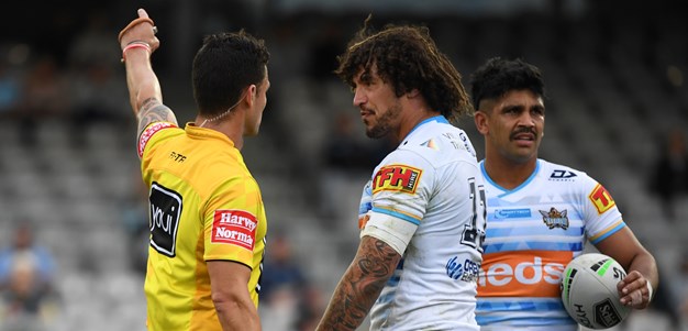 Proctor sent off as Sharks fight back to beat Titans