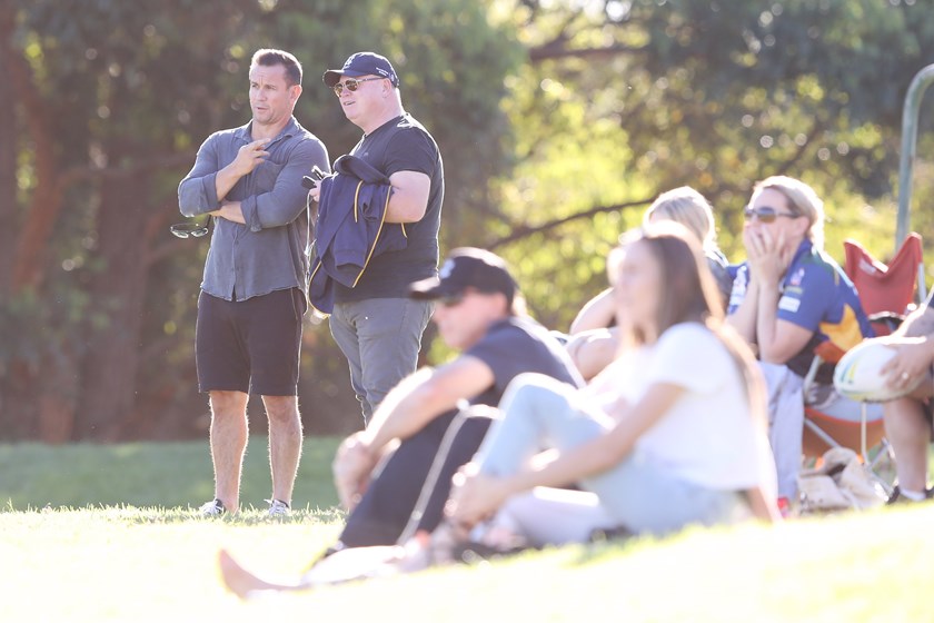 Matty Johns likes to watch from afar and leave his sons' development to their coaches.