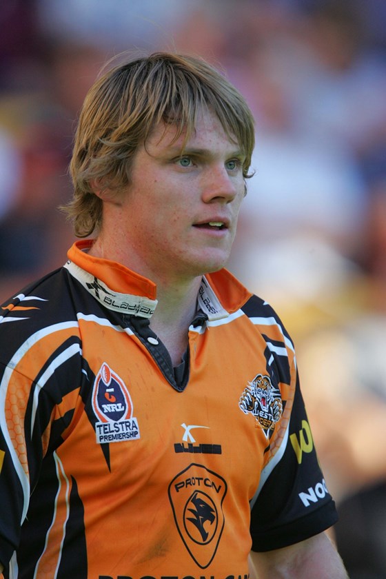 Chris Lawrence during his first season in the NRL.