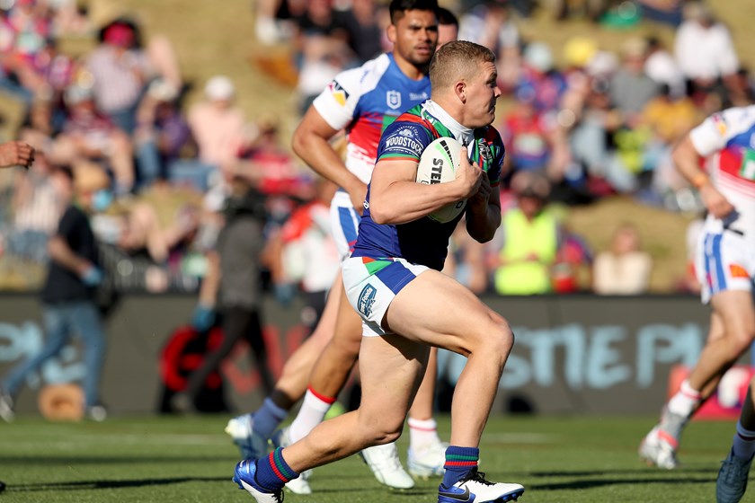 Daniel Alvaro in action for the Warriors in 2020.