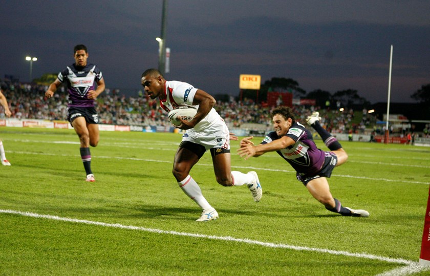 Wes Naiqama in action for the Dragons.