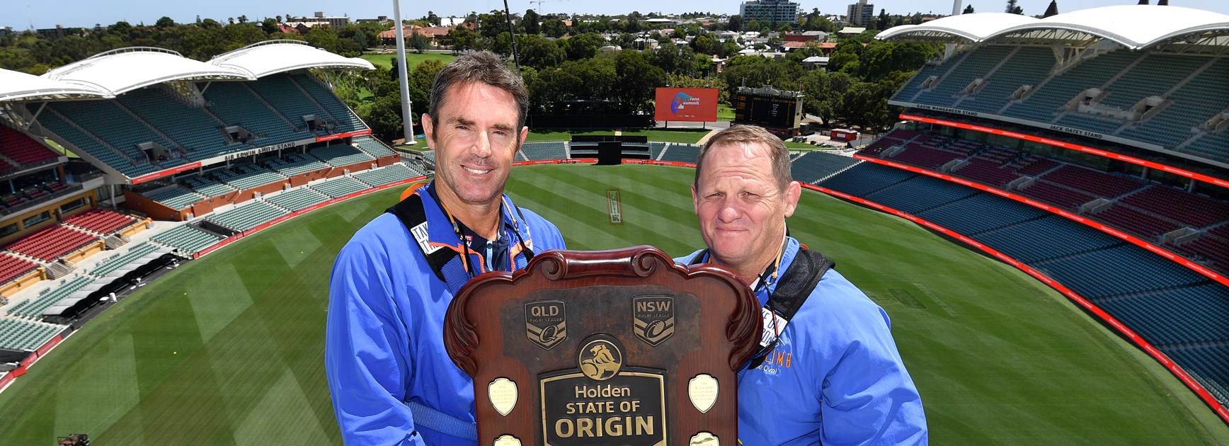 Brad Fittler and Kevin Walters in Adelaide.