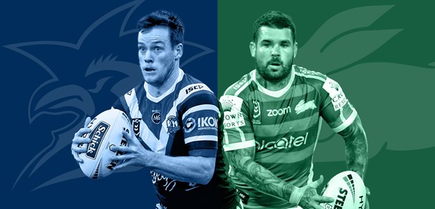 Roosters v Rabbitohs: Cordner back; Roberts out