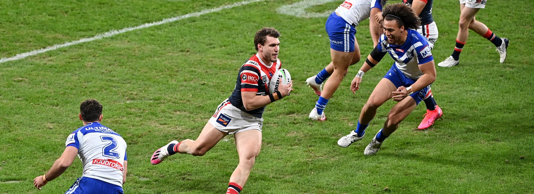 Roosters forward Angus Crichton.