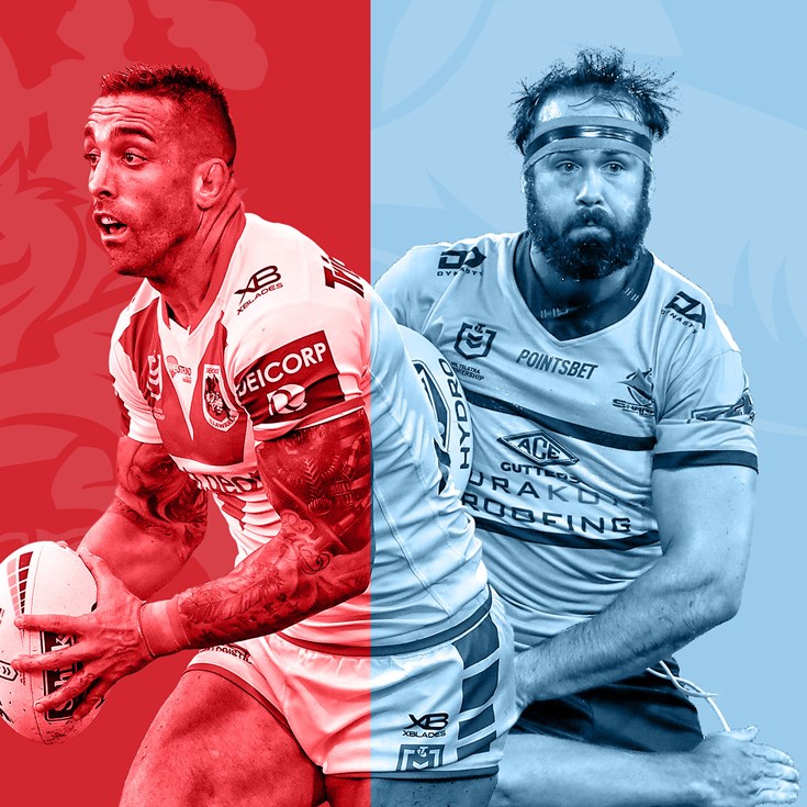 Dragons v Sharks: Hunt, Graham back to interchage bench