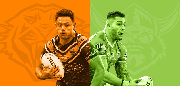 Wests Tigers v Raiders: Benji dropped; Horsburgh out
