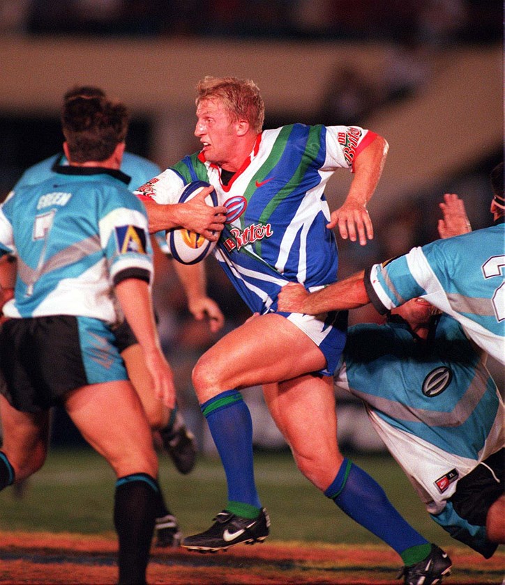 Denis Betts during his Warriors stint in the mid 1990s.