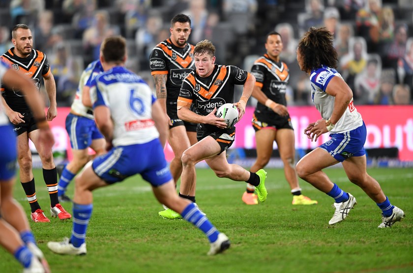 Wests Tigers hooker Harry Grant.