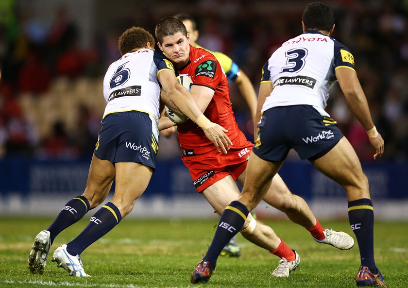 Charly Runciman in action for the Dragons in 2015.
