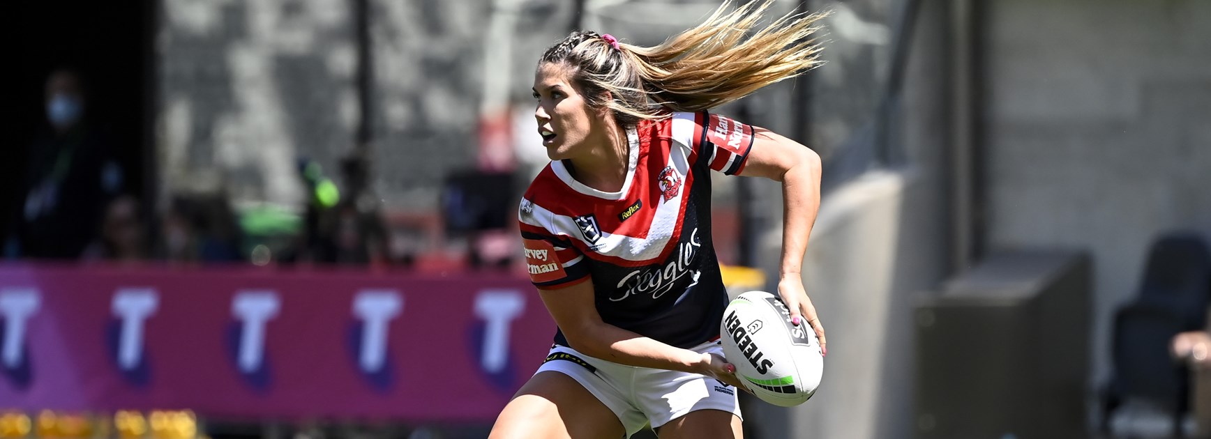 Roosters star Charlotte Caslick.