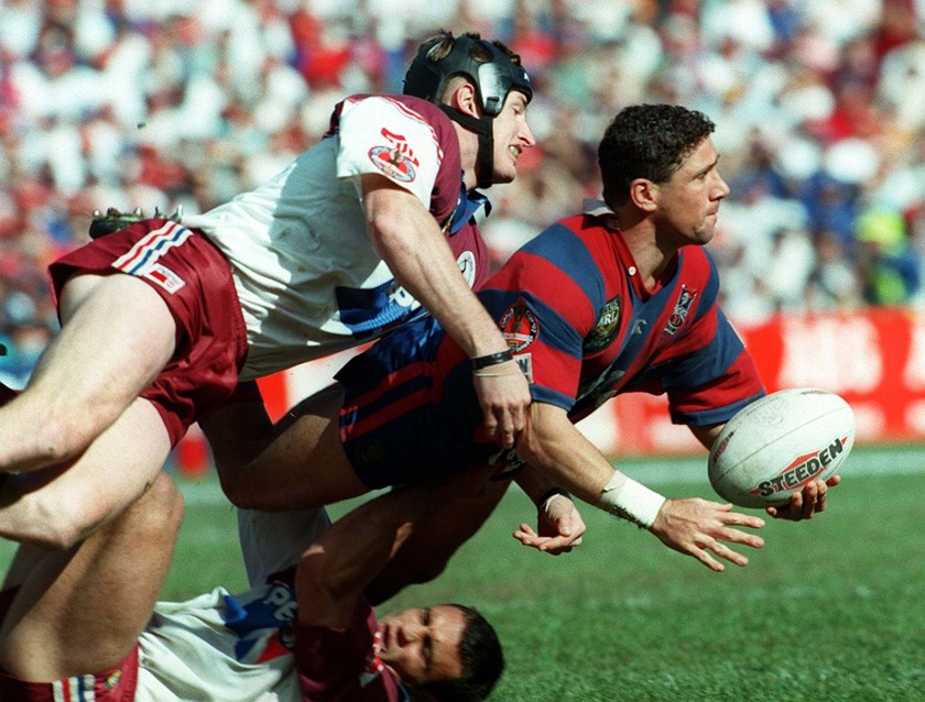 Robbie O was a constant threat to Manly in an epic 1997 decider.