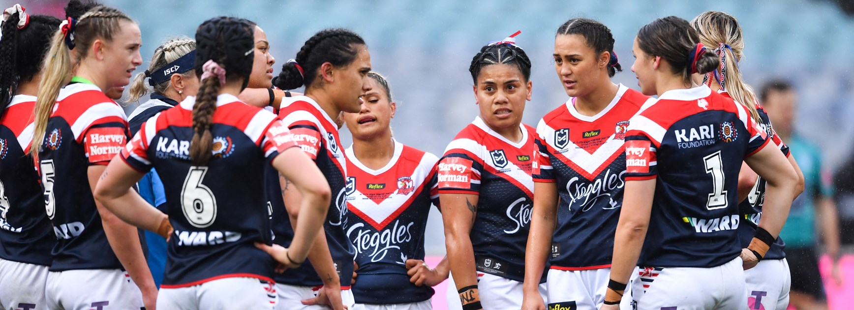 2020 NRLW grand finalists the Sydney Roosters.