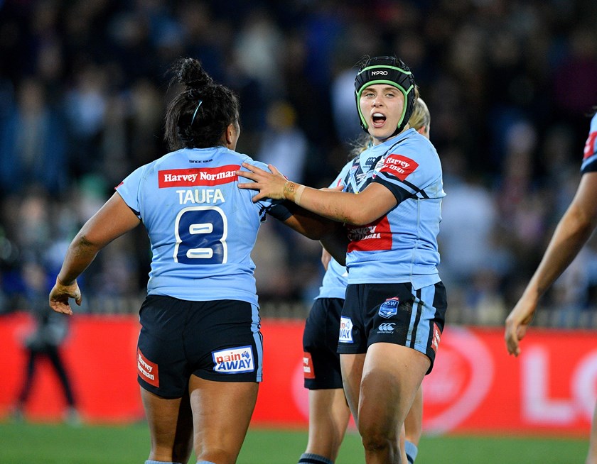 Hannah Southwell has helped the Blues to back-to-back Origin wins in 2018-19.