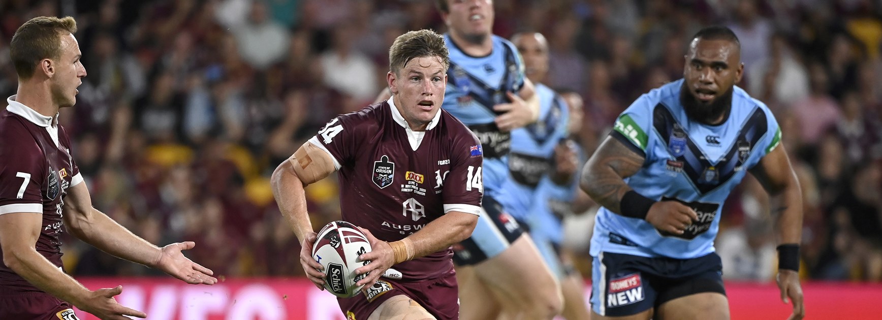 Maroons hooker Harry Grant.